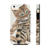 Cute Bengal Kitten Cat Watercolor Art White Case Mate Tough Phone
