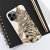 Cute Bengal Kitten Cat Watercolor Art White Case Mate Tough Phone