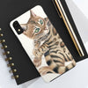Cute Bengal Kitten Cat Watercolor Art White Case Mate Tough Phone