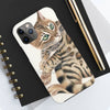 Cute Bengal Kitten Cat Watercolor Art White Case Mate Tough Phone
