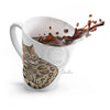 Cute Bengal Kitten Cat Watercolor Art White Latte Mug Mug
