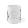 Cute Bengal Kitten Cat Watercolor Art White Mug 11Oz