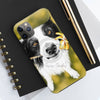 Cute Border Collie Dog Art Case Mate Tough Phone Cases
