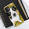 Cute Border Collie Dog Art Case Mate Tough Phone Cases