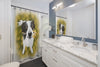 Cute Border Collie Dog Art Shower Curtain Home Decor