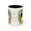 Cute Border Collie Watercolor Art Accent Coffee Mug 11Oz