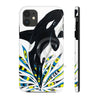 Cute Breaching Orca Whale Ink White Case Mate Tough Phone Cases Iphone 11