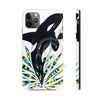 Cute Breaching Orca Whale Ink White Case Mate Tough Phone Cases Iphone 11 Pro Max