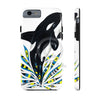 Cute Breaching Orca Whale Ink White Case Mate Tough Phone Cases Iphone 6/6S