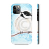 Cute Chickadee Bird Blue Watercolor Art Case Mate Tough Phone Cases Iphone 11 Pro