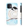 Cute Chickadee Bird Blue Watercolor Art Case Mate Tough Phone Cases Iphone 12