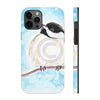 Cute Chickadee Bird Blue Watercolor Art Case Mate Tough Phone Cases Iphone 12 Pro Max