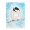 Cute Chickadee Watercolor Art Velveteen Plush Blanket 30 × 40 All Over Prints
