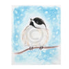 Cute Chickadee Watercolor Art Velveteen Plush Blanket 50 × 60 All Over Prints