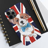 Cute Corgi Dog English Flag Art Ii Case Mate Tough Phone Cases