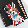 Cute Corgi Dog English Flag Art Ii Case Mate Tough Phone Cases