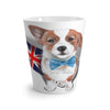 Cute Corgi Dog English Flag Art Mug 12 Oz