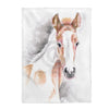 Cute Ginger Appaloosa Foal Horse Watercolor Art Velveteen Plush Blanket 30 × 40 All Over Prints