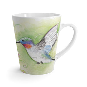 Cute Hummingbird Ink Latte Mug 12Oz Mug
