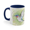 Cute Hummingbird Watercolor Art Accent Coffee Mug 11Oz