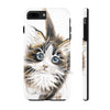 Cute Maine Coon Cat Watercolor Art Case Mate Tough Phone Cases Iphone 7 Plus 8