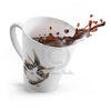 Cute Maine Coon Cat Watercolor Art Latte Mug Mug