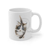 Cute Maine Coon Cat Watercolor Art Mug 11Oz