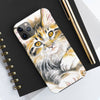 Cute Maine Coon Kitten Calico Watercolor Case Mate Tough Phone Cases