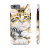 Cute Maine Coon Kitten Calico Watercolor Case Mate Tough Phone Cases Iphone 6/6S