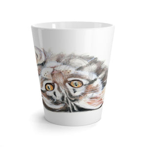 Cute Maine Coon Kitten White Latte Mug 12Oz Mug