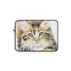 Cute Maine Coon Kitty Calico Watercolor Art Laptop Sleeve 15