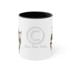 Cute Maine Coon Tuxedo Kitten Cat Watercolor On White Art Accent Coffee Mug 11Oz