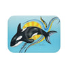 Cute Orca Whale Ink Art Bath Mat Small 24X17 Home Decor