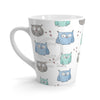 Cute Owls Pattern White Latte Mug 12Oz Mug
