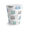 Cute Owls Pattern White Latte Mug Mug