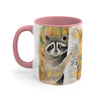 Cute Raccoon In The Woos Watercolor Art Accent Coffee Mug 11Oz