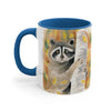 Cute Raccoon In The Woos Watercolor Art Accent Coffee Mug 11Oz
