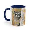 Cute Raccoon In The Woos Watercolor Art Accent Coffee Mug 11Oz
