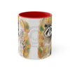 Cute Raccoon In The Woos Watercolor Art Accent Coffee Mug 11Oz Red /