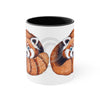 Cute Red Panda Ink Art Accent Coffee Mug 11Oz