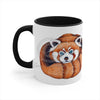 Cute Red Panda Ink Art Accent Coffee Mug 11Oz
