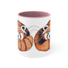 Cute Red Panda Ink Art Accent Coffee Mug 11Oz Pink /