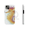 Cute Seahorse Lady Magenta Orange Teal Splash Ink Art Case Mate Tough Phone Cases Iphone 13