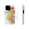 Cute Seahorse Lady Magenta Orange Teal Splash Ink Art Case Mate Tough Phone Cases Iphone 13 Pro