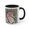 Cute Seahorse Red Watercolor Art Accent Coffee Mug 11Oz