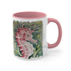 Cute Seahorse Red Watercolor Art Accent Coffee Mug 11Oz