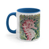 Cute Seahorse Red Watercolor Art Accent Coffee Mug 11Oz