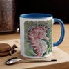 Cute Seahorse Red Watercolor Art Accent Coffee Mug 11Oz