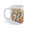 Cute Sleeping Bengal Cat Kitten Watercolor Mug 11Oz