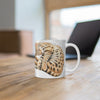 Cute Sleeping Bengal Cat Kitten Watercolor Mug 11Oz
